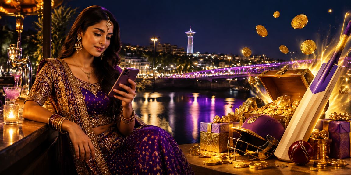 Rummy player practicing strategic moves near Ahmedabad riverfront